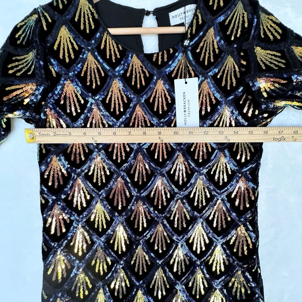 Molly Bracken Sequin Mini Dress‎ - Picture 5 of 10